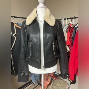 Maje Leather Jacket